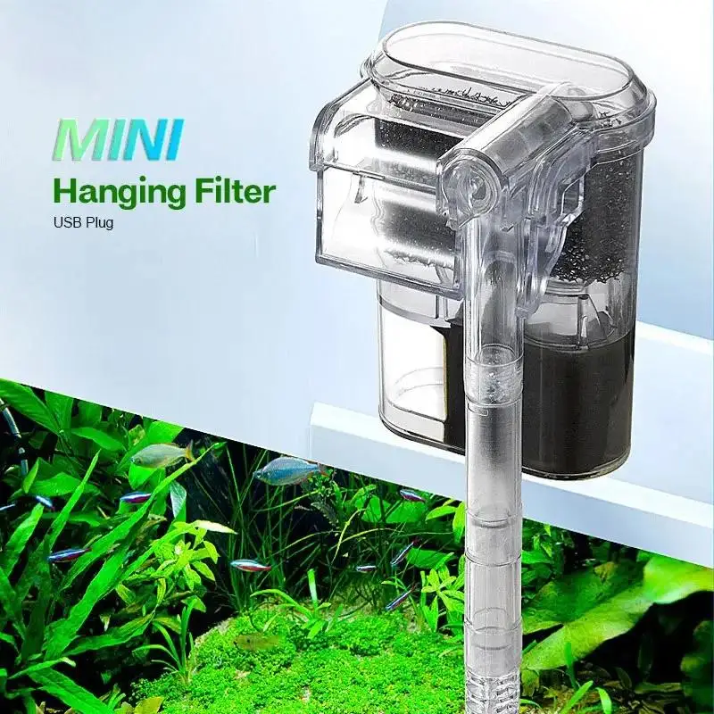 Aquael Filter Fzn - Mini extern watervalfilter voor aquarium, USB
