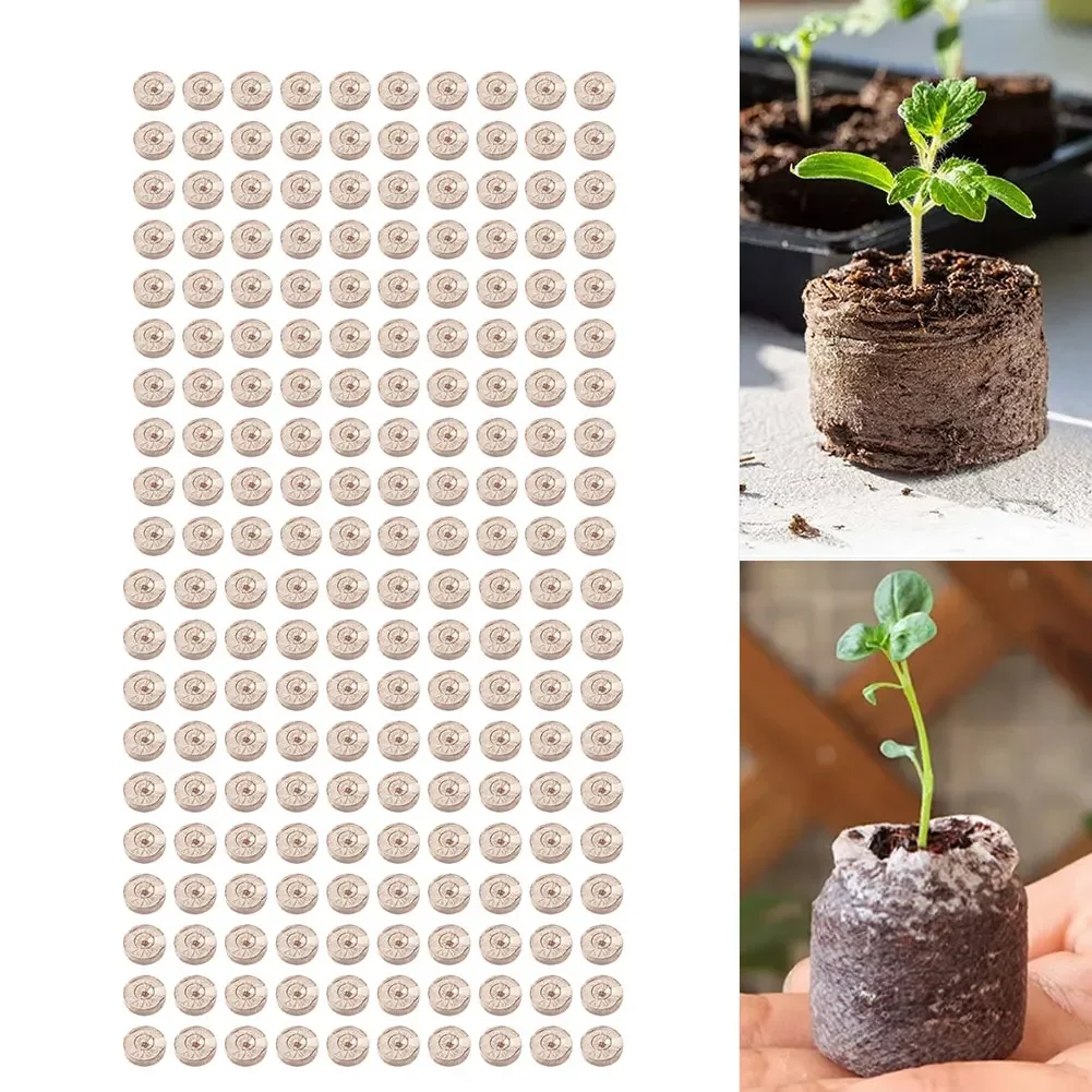 Substrate Coconut Fiber - 100 stuks gecomprimeerde kokosvezelpellets voor het