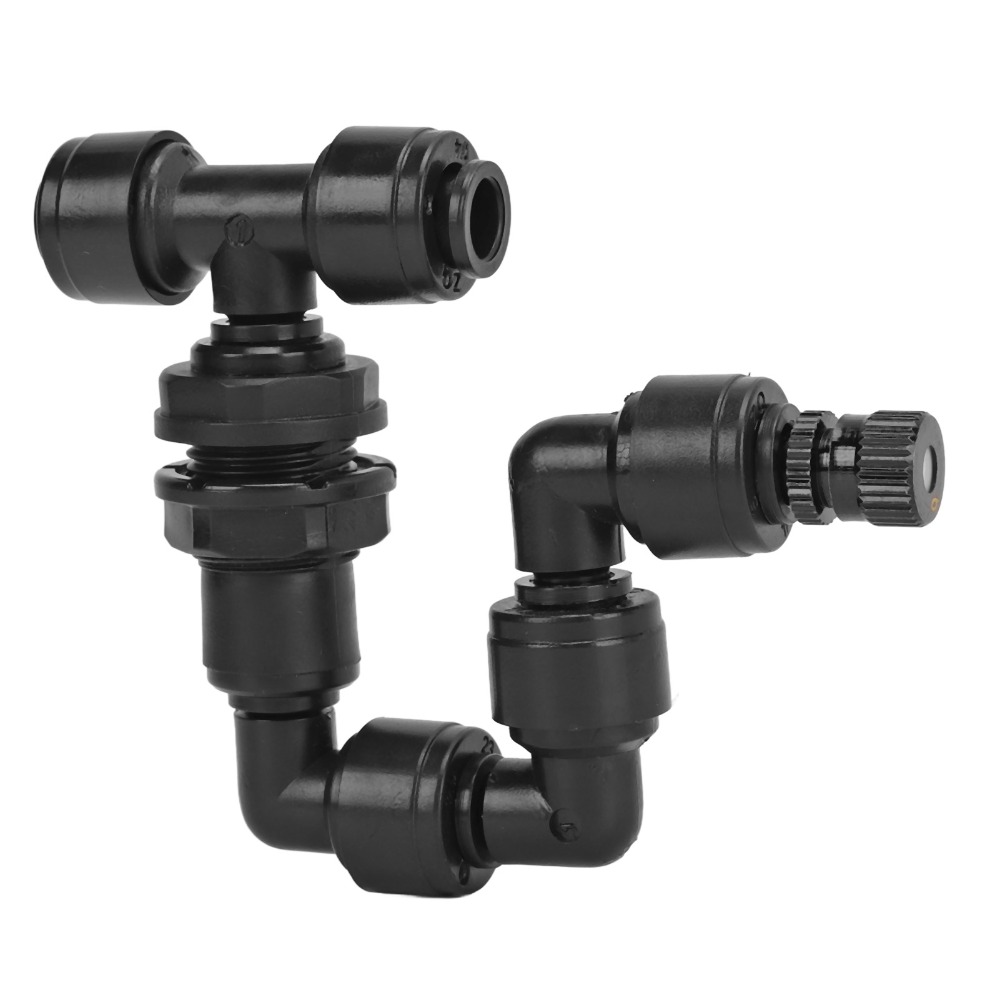 Misting Nozzle Reptile - PP Reptile Fogger Zwart Verstelbaar Sproeikopje
