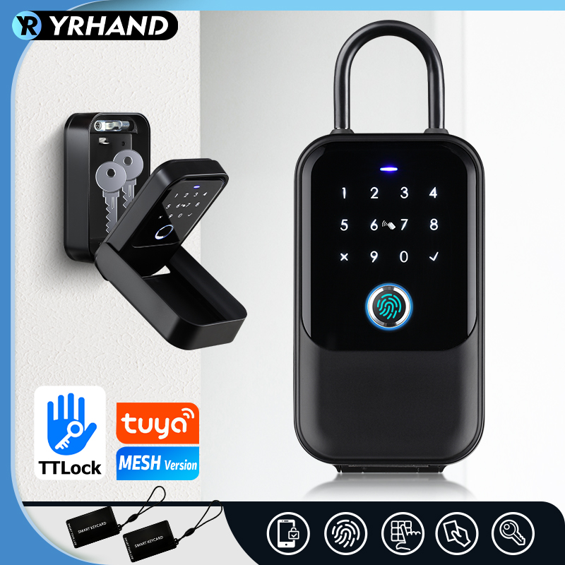 Glass Door Hinge - TTlock Smartkey Sleutelkastje Huis Sleutel Draadloze