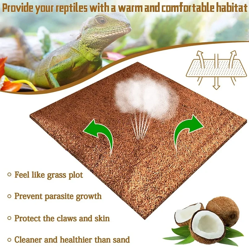 Reptieltapijt Natuurlijke koko - Substrate Coconut Fiber recensie en prijs
