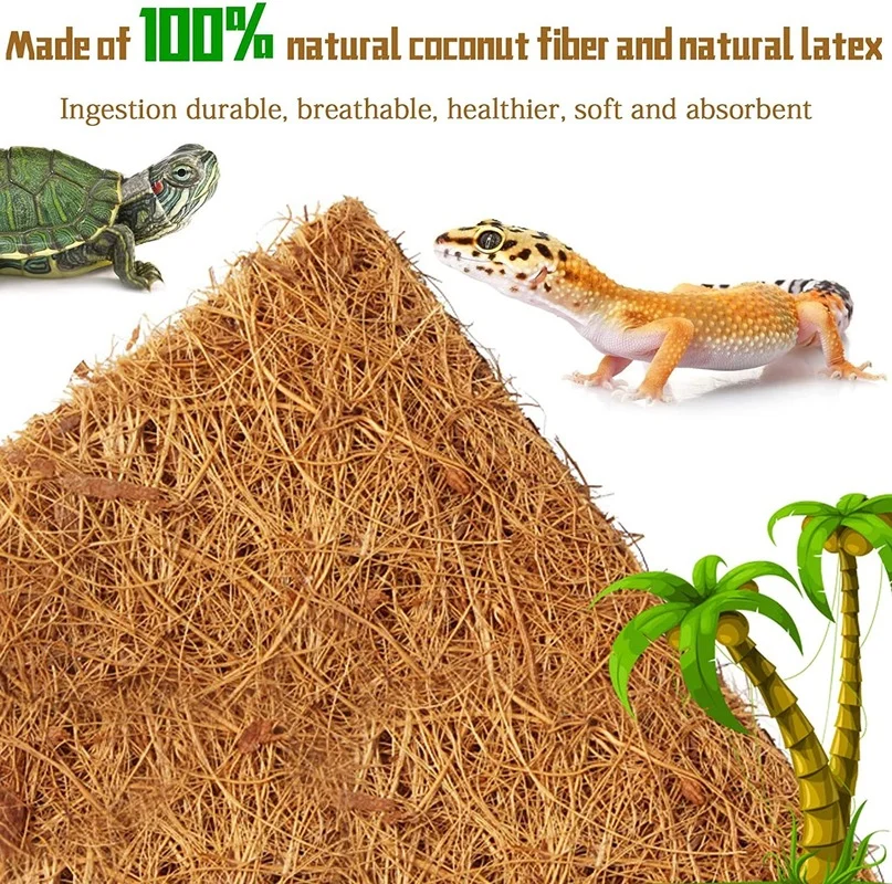 Reptielmat van natuurlijke kok - Substrate Coconut Fiber recensie en prijs