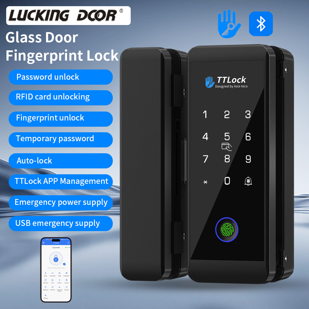 TTLOCK Smart Glass lock Vinger - Glass Door Hinge recensie en prijs